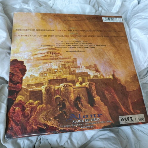Warlord The Holy Empire 2x vinyl LP near mint numbered