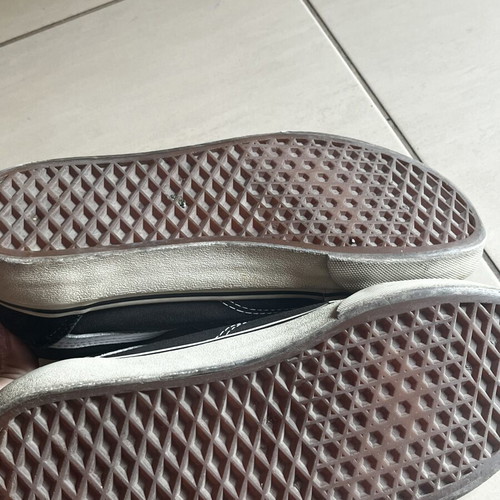 Vans sneakers, black and white, size 39