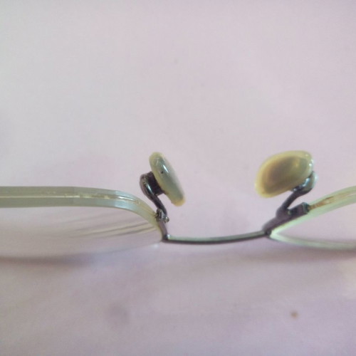 Metal glasses frame in bronze color like new
