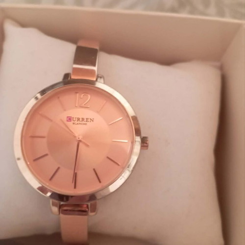Curren women's watch used, pink, slightly scratched bracelet