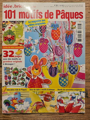 Easter French paper craft activities magazine new