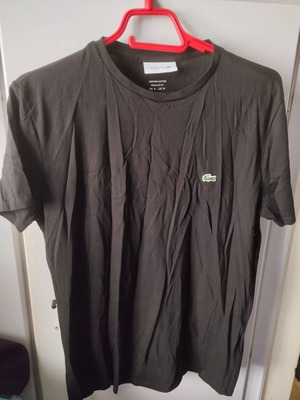 Lacoste T-Shirt σαν καινούργιο, μαύρο, μέγεθος M, Regular Fit