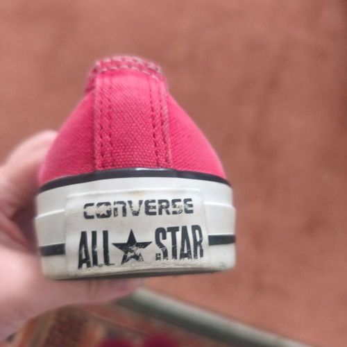 Converse All-Star sneakers used, women's size 37.5, red and white