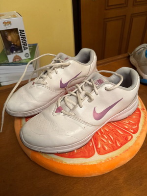 Nike Sneakers Νο.40 Μεταχειρισμένα Λευκά με Ροζ Λεπτομέρειες