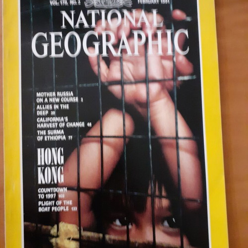 National Geographic 179 February 1991 used