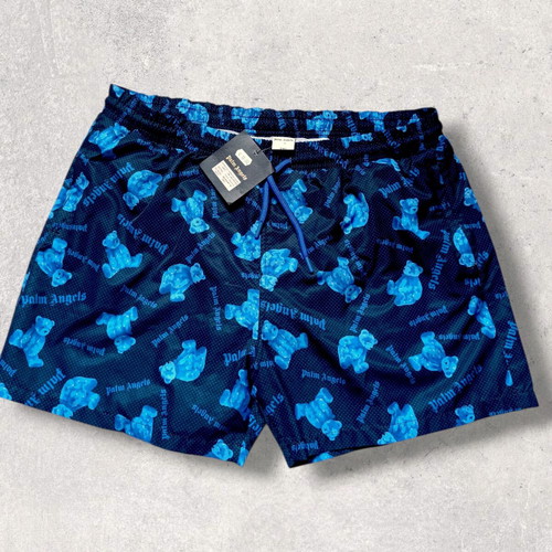 Palm Angels Kill the Bear men's swim shorts navy blue XXL new