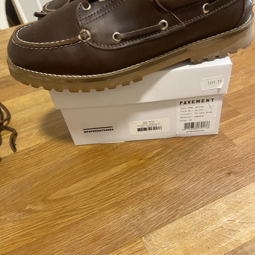 Sailor leather shoes A To Z Greek new, brown, size 40