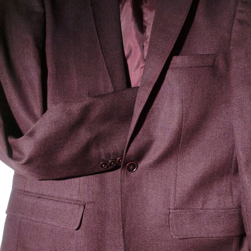 Burgundy men's jacket like new, size 48
