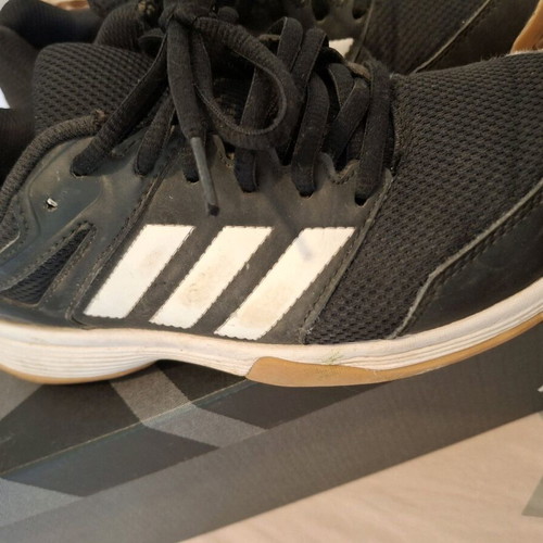 Adidas athletic shoes used, size 37 1/3, black