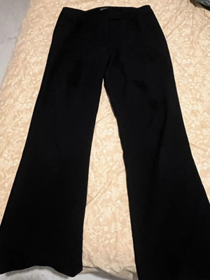Gianni Rodini black bell-bottom pants used, size XL