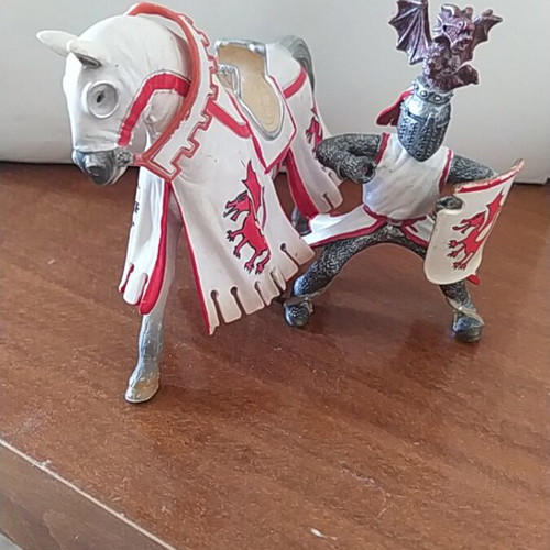 Knight of the Dragon figure used, vintage