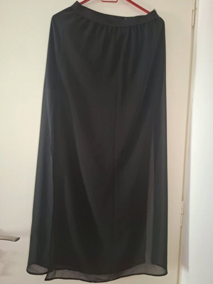 Φούστα H&M μαύρη με διαφάνεια, καινούργια