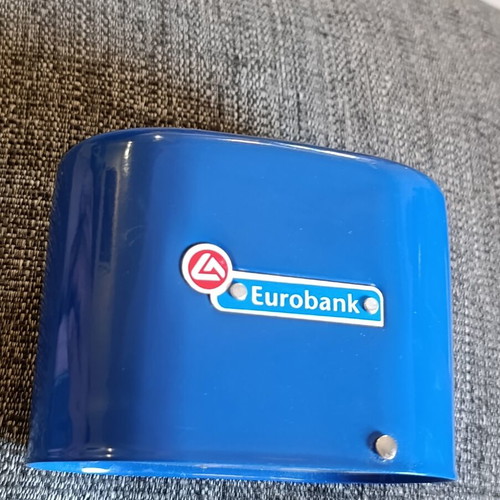 Eurobank piggy bank postal savings for decor
