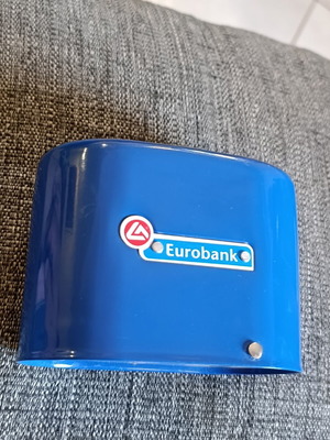 Eurobank piggy bank postal savings for decor