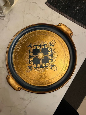 Wooden decorative tray in like new condition