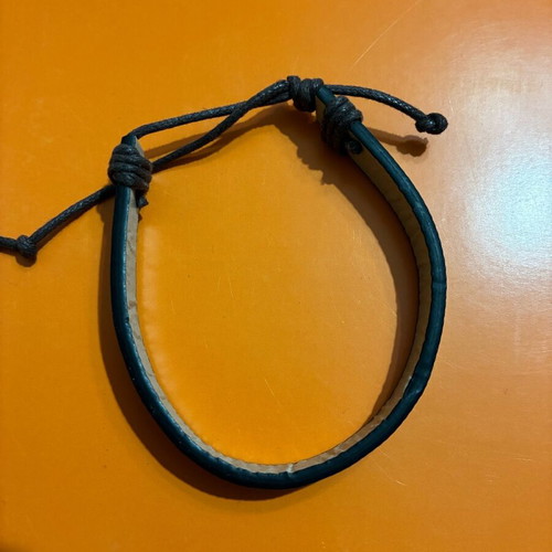 Leather men's bracelet new brown