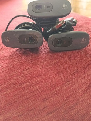 Κάμερες Logitech HD 720p σαν καινούργιες, σετ 3 τεμαχίων