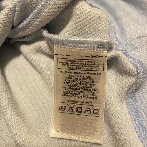 Adidas sports jacket turquoise like new, size S