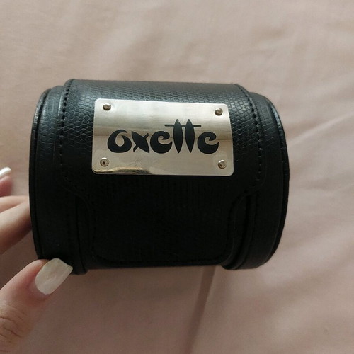 Oxette watch case (barrel) like new, leather
