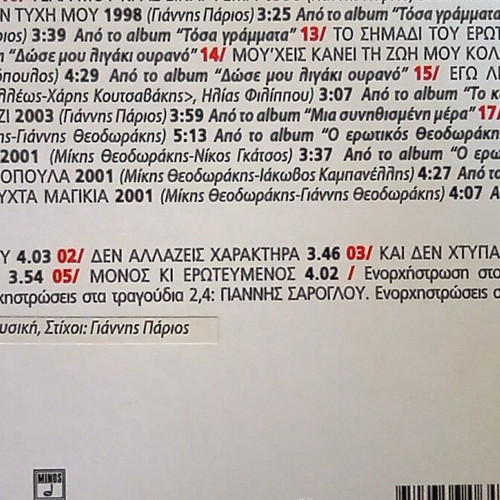 Giannis Parios 35 Chronia CD box set like new, limited edition