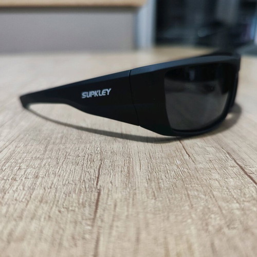 Supkley polarized unisex sunglasses new, matte black