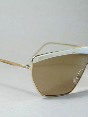 Helena Rubinstein women's sunglasses used, white and brown
