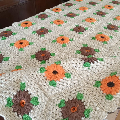 Handmade wool blankets like new, set of 3 with dimensions
