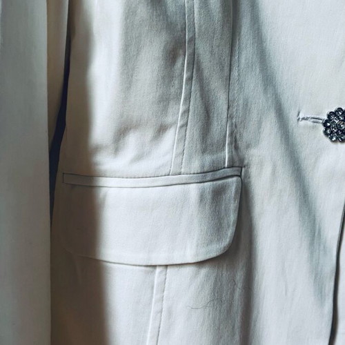 White jacket size M/L like new, cotton gabardine
