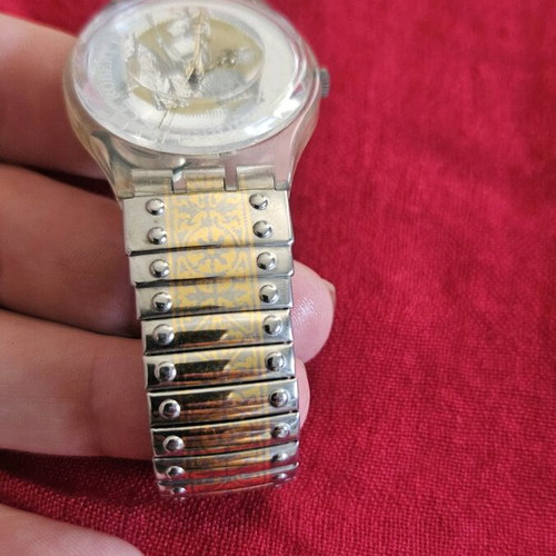Swatch 1994 Robert Le Diable Parisian Opera wristwatch used, gold