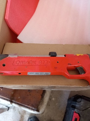 Nail gun used with steel nails cartridge