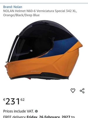 Nolan N60-6 Verniciatura Special 342 XL helmet new, sealed