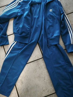 Adidas Firebird tracksuit blue like new