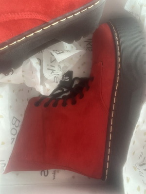 Bozikis ankle boots new, red, size 39