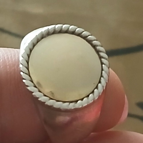 Ring 925 silver and 750 gold like new, size 55