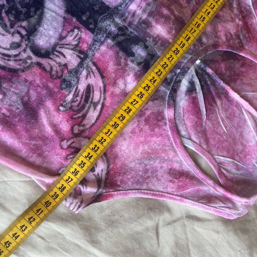 Summer T-shirt size M like new, purple