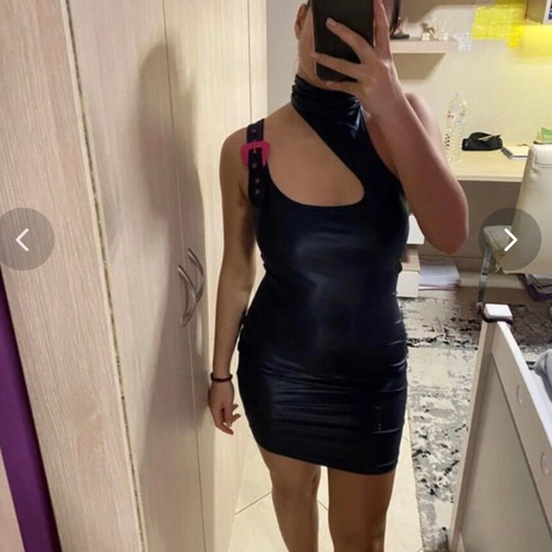 Versace Couture Dress Short size S like new black