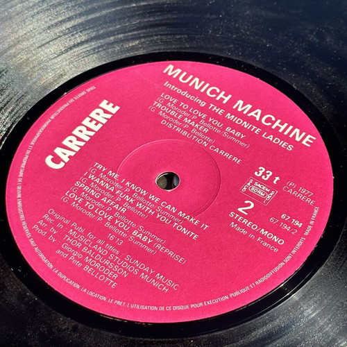 Munich Machine Introducing The Midnite Ladies LP 33 RPM used, electronic