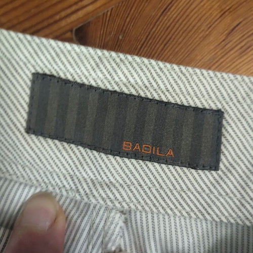 Badila pants like new, comfortable cotton with thin stripe