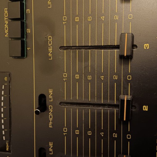 Delta 4+2 Channel Mixer used with clean potentiometers and tone control