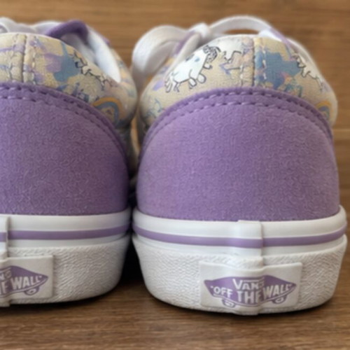 Vans Old Skool Unicorn Kids Size 33 Like New