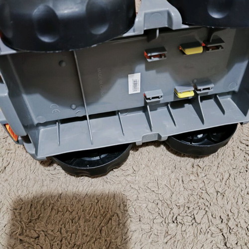 Bus toy with building blocks like new