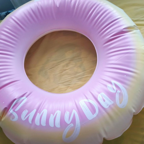 Inflatable donut ring float, 90cm