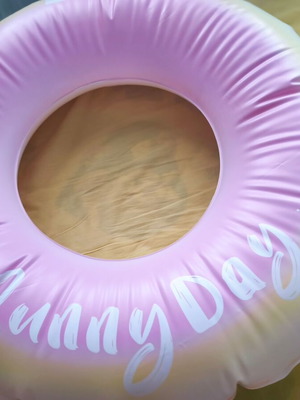 Inflatable donut ring float, 90cm