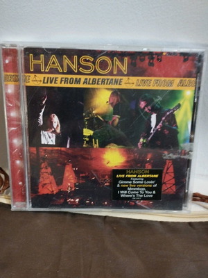 Hanson Live From Albertane CD used, rock