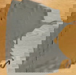 Χακί σατέν φανελάκι φαρδιά γραμμή.