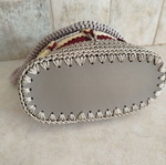 Handmade knitted women's shoulder bag new