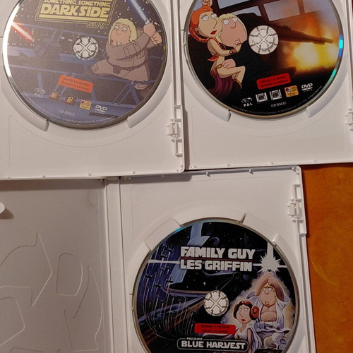 Family Guy Star Wars Trilogy DVD boxset, comedy