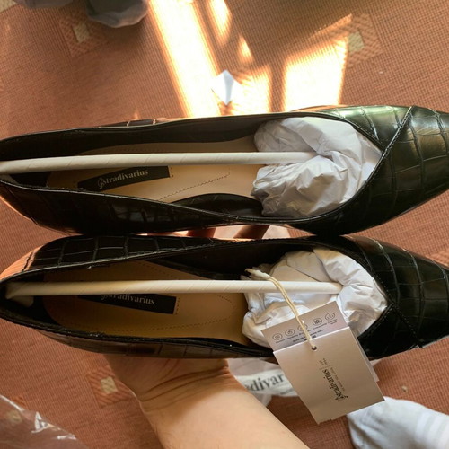 Stradivarius Black Heels Size 40 New