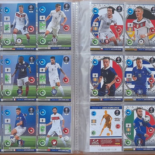 Road to EURO 2016 Adrenalyn XL album with 313/333 cards like new