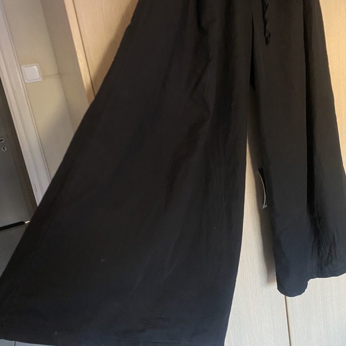 Wide leg pants Toi&Moi, black, cotton, size M/L